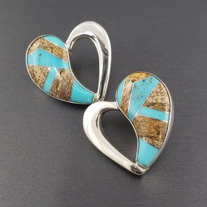 Jay King Mine Finds Turquoise & Jasper Earrings